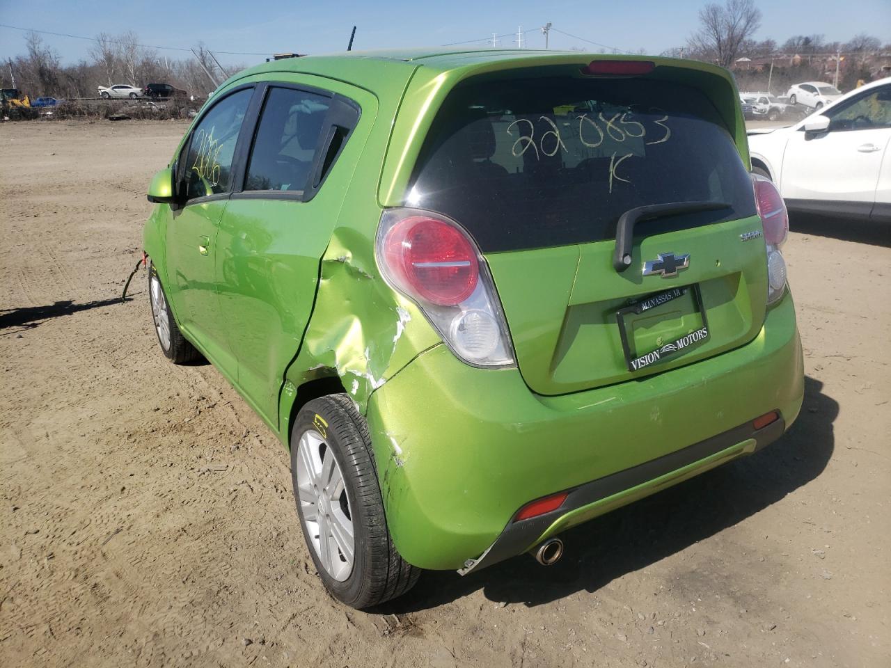 Photo 3 from auction – 2015 CHEVROLET SPARK LS with VIN KL8CA6S96FC806868