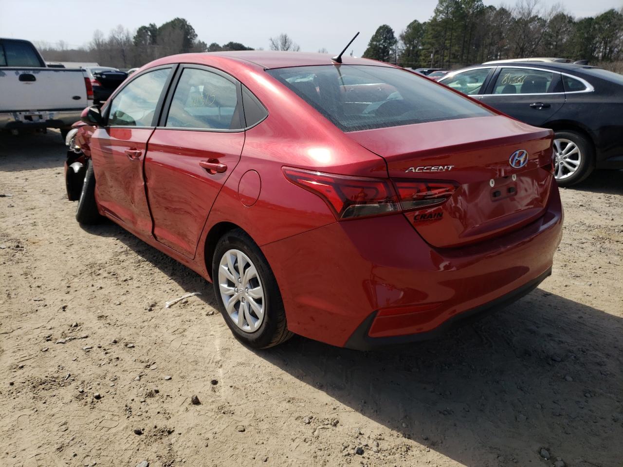 Photo 3 from auction – 2021 HYUNDAI ACCENT SE with VIN 3KPC24A61ME132960