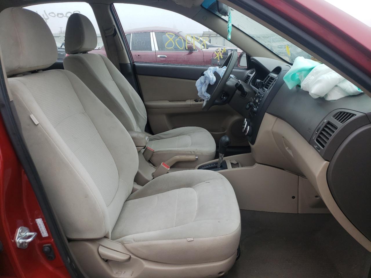 Photo 5 from auction – 2009 KIA SPECTRA EX with VIN KNAFE221295645971