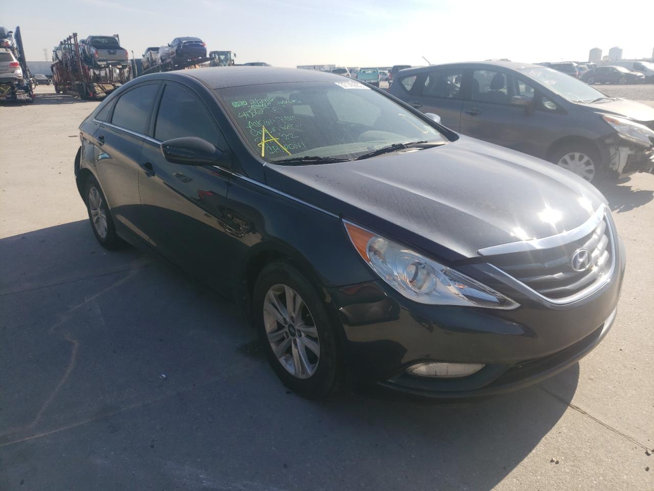 HYUNDAI SONATA GLS 2013 with VIN 5NPEB4AC2DH768989 - Photo from auction