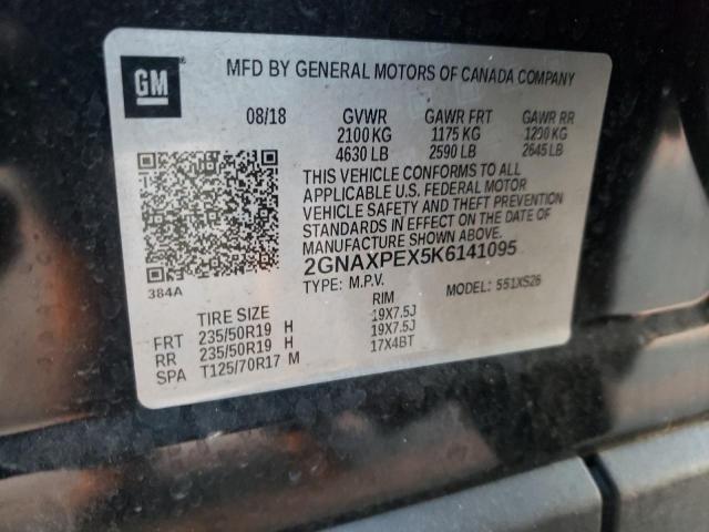 Photo 10 from auction – 2019 CHEVROLET EQUINOX PR with VIN 2GNAXPEX5K6141095
