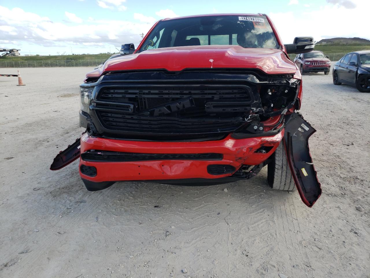 Photo 9 from auction – 2021 RAM 1500 BIG H with VIN 1C6SRFFT2MN588261