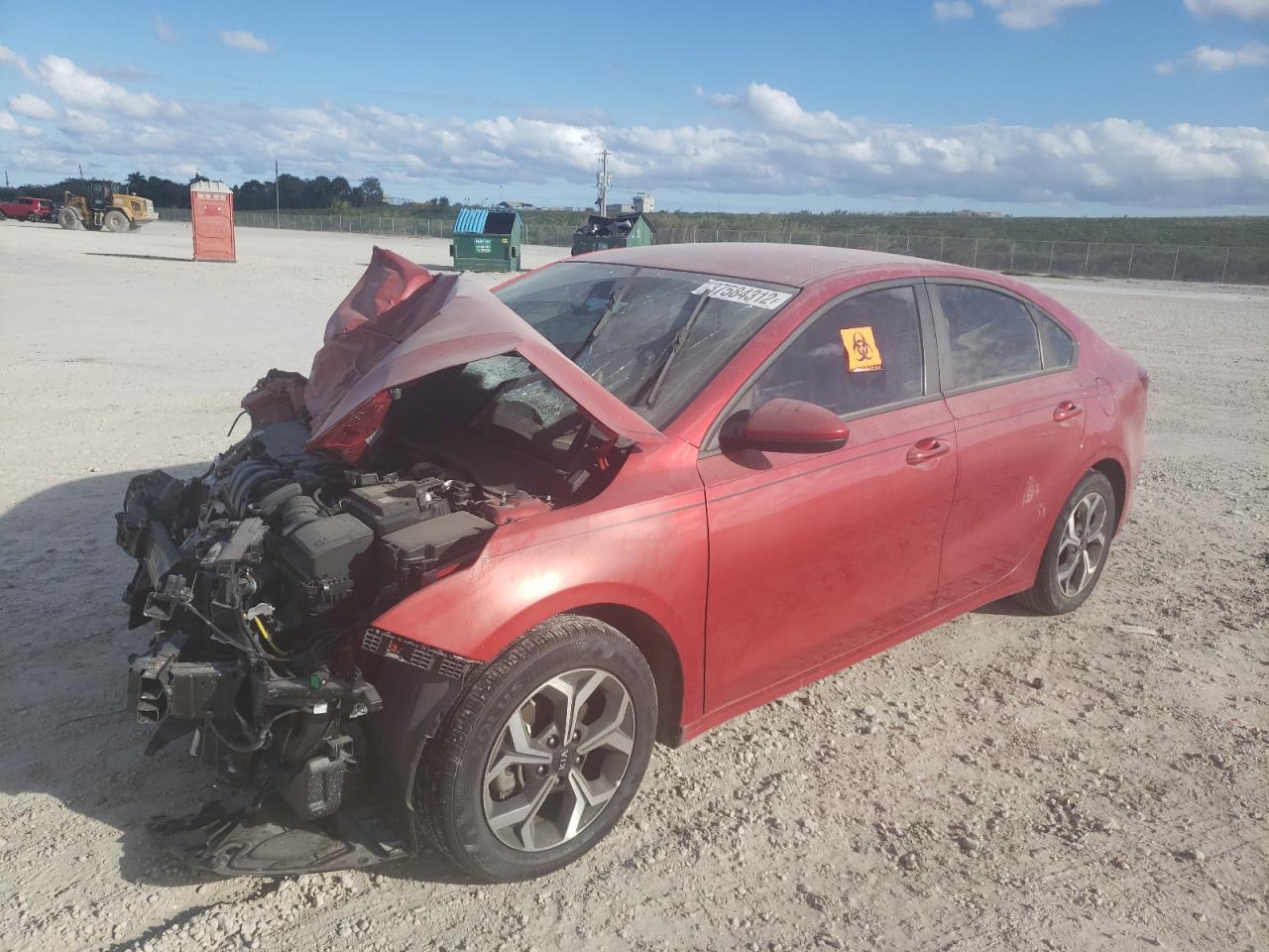 Photo 2 from auction – 2021 KIA FORTE FE with VIN 3KPF24AD9ME346252