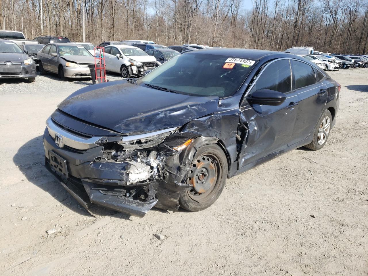 Photo 2 from auction – 2016 HONDA CIVIC LX with VIN 19XFC2F58GE098731