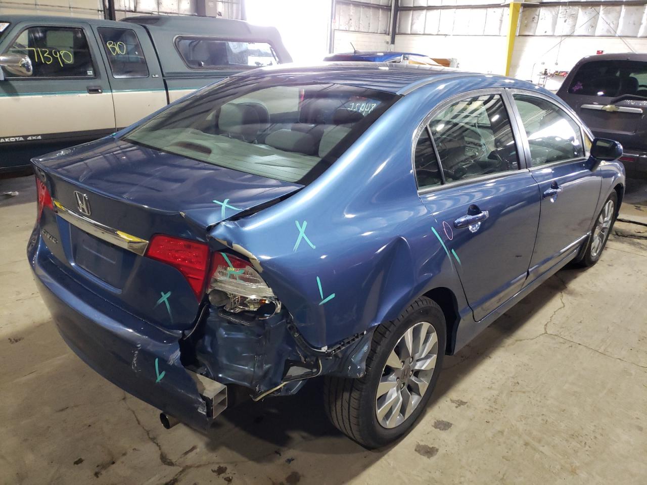 Photo 4 from auction – 2010 HONDA CIVIC EX with VIN 19XFA1F87AE014920