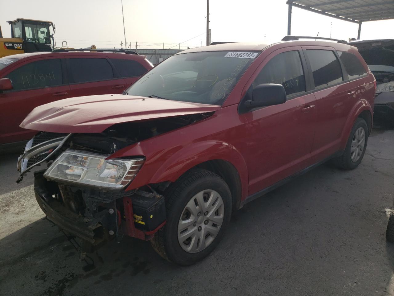 Photo 2 from auction – 2016 DODGE JOURNEY SE with VIN 3C4PDCAB4GT124032