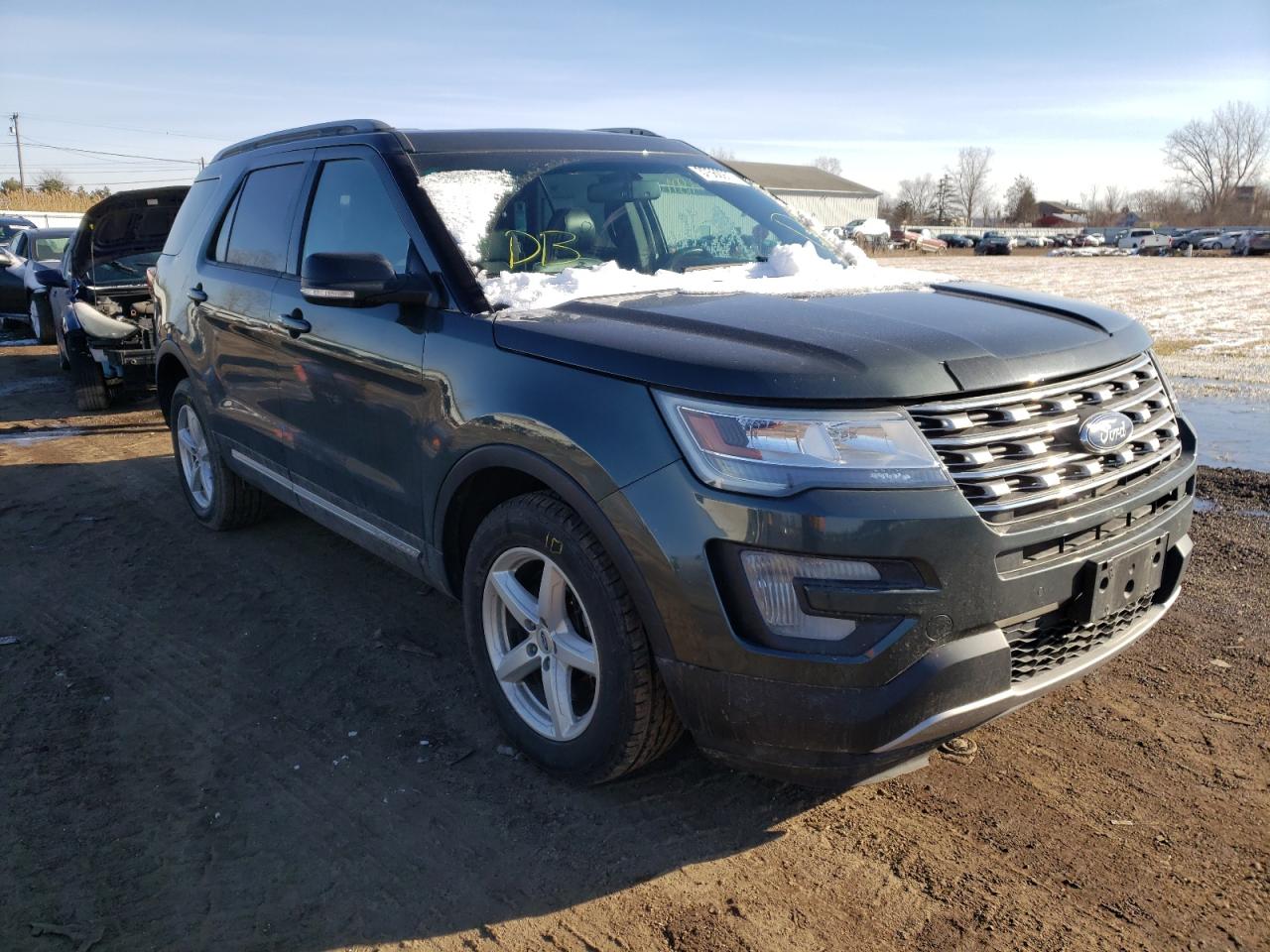 FORD EXPLORER X 2016 with VIN 1FM5K8D86GGC55876 - Photo from auction