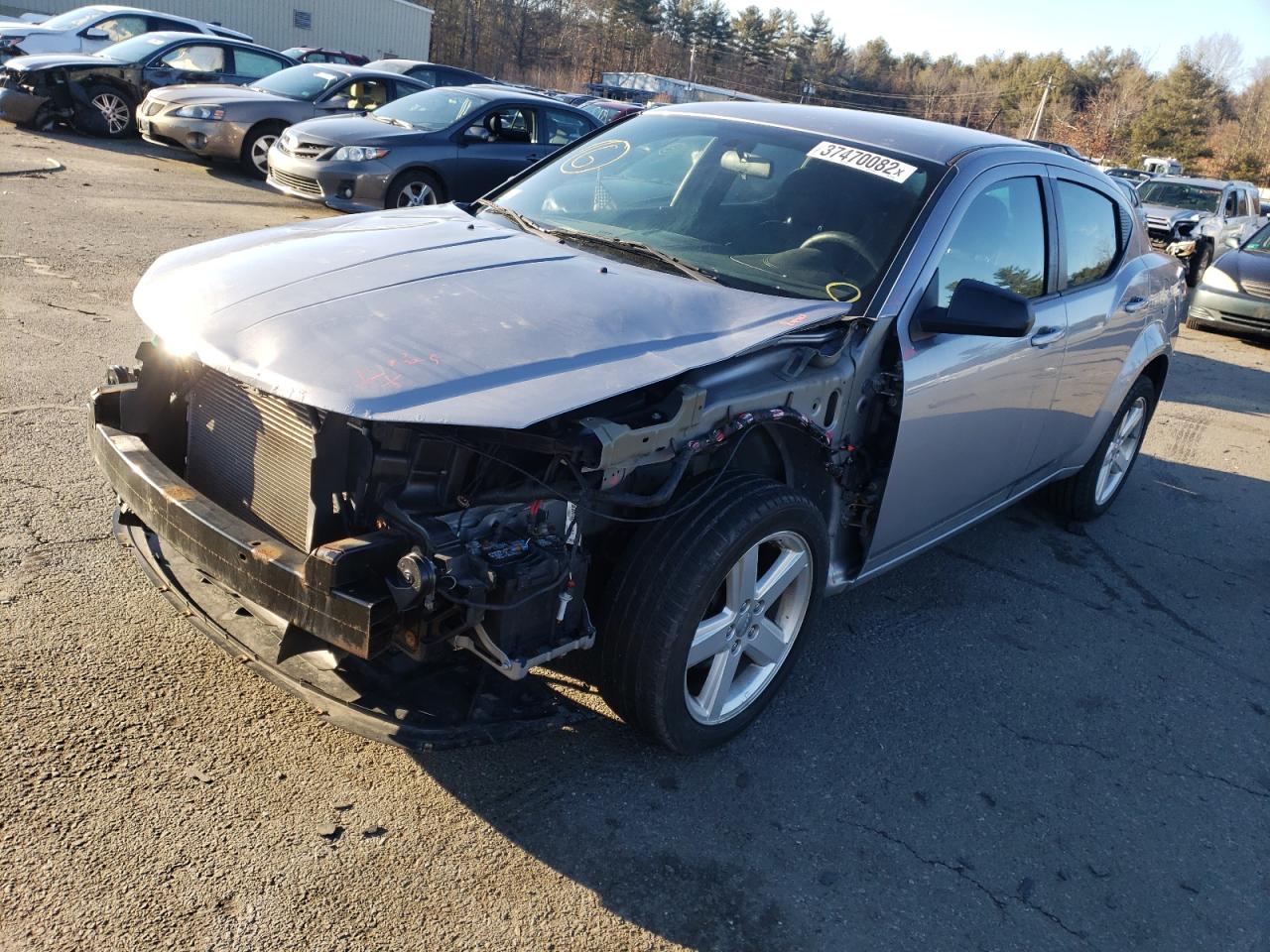 Photo 2 from auction – 2013 DODGE AVENGER SE with VIN 1C3CDZAB6DN681610