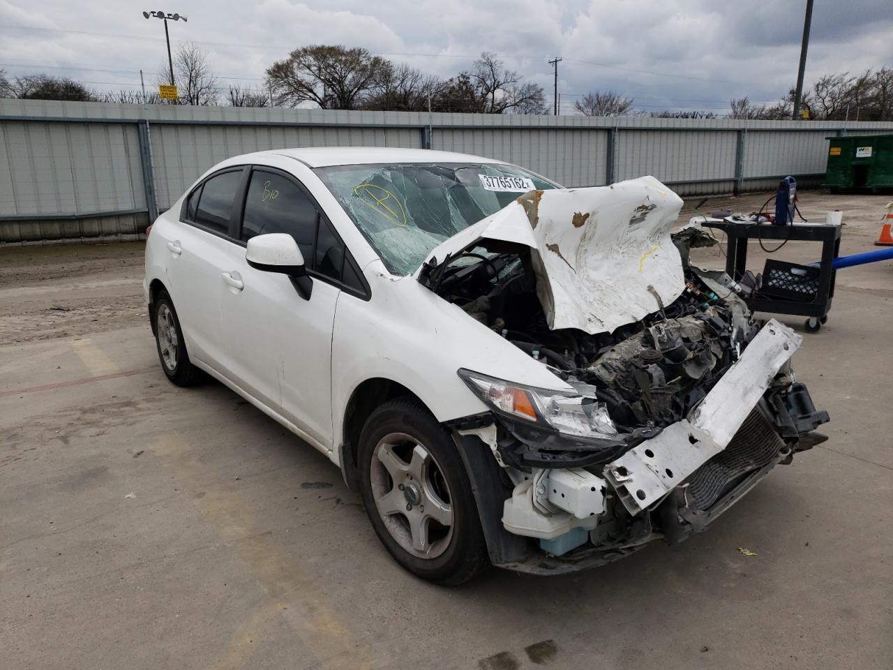HONDA CIVIC LX 2013 with VIN 2HGFB2F52DH540164 - Photo from auction