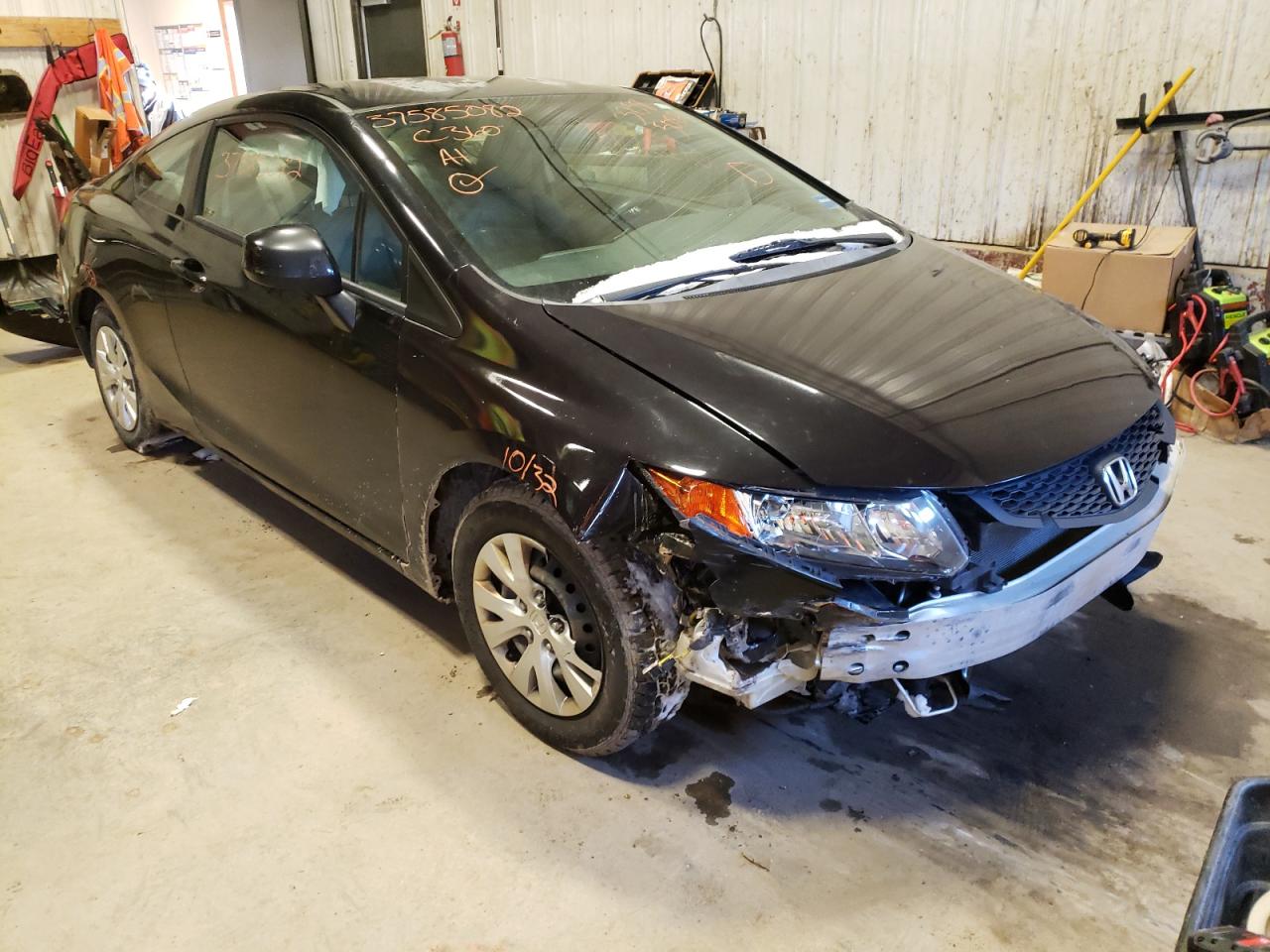 HONDA CIVIC LX 2012 with VIN 2HGFG3B59CH529528 - Photo from auction