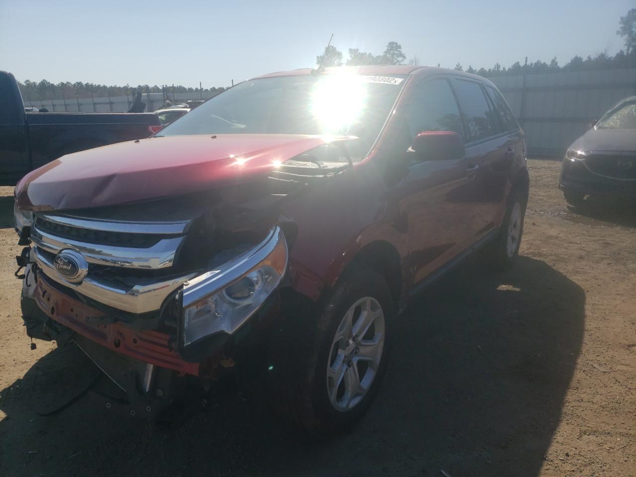 Photo 2 from auction – 2014 FORD EDGE SEL with VIN 2FMDK3JC9EBA99490