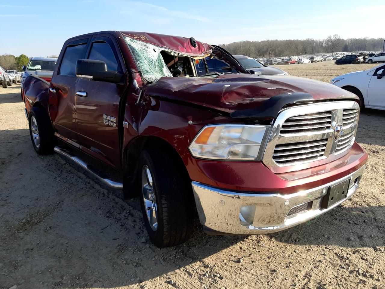 RAM 1500 SLT 2016 with VIN 3C6RR6LT7GG287615 - Photo from auction