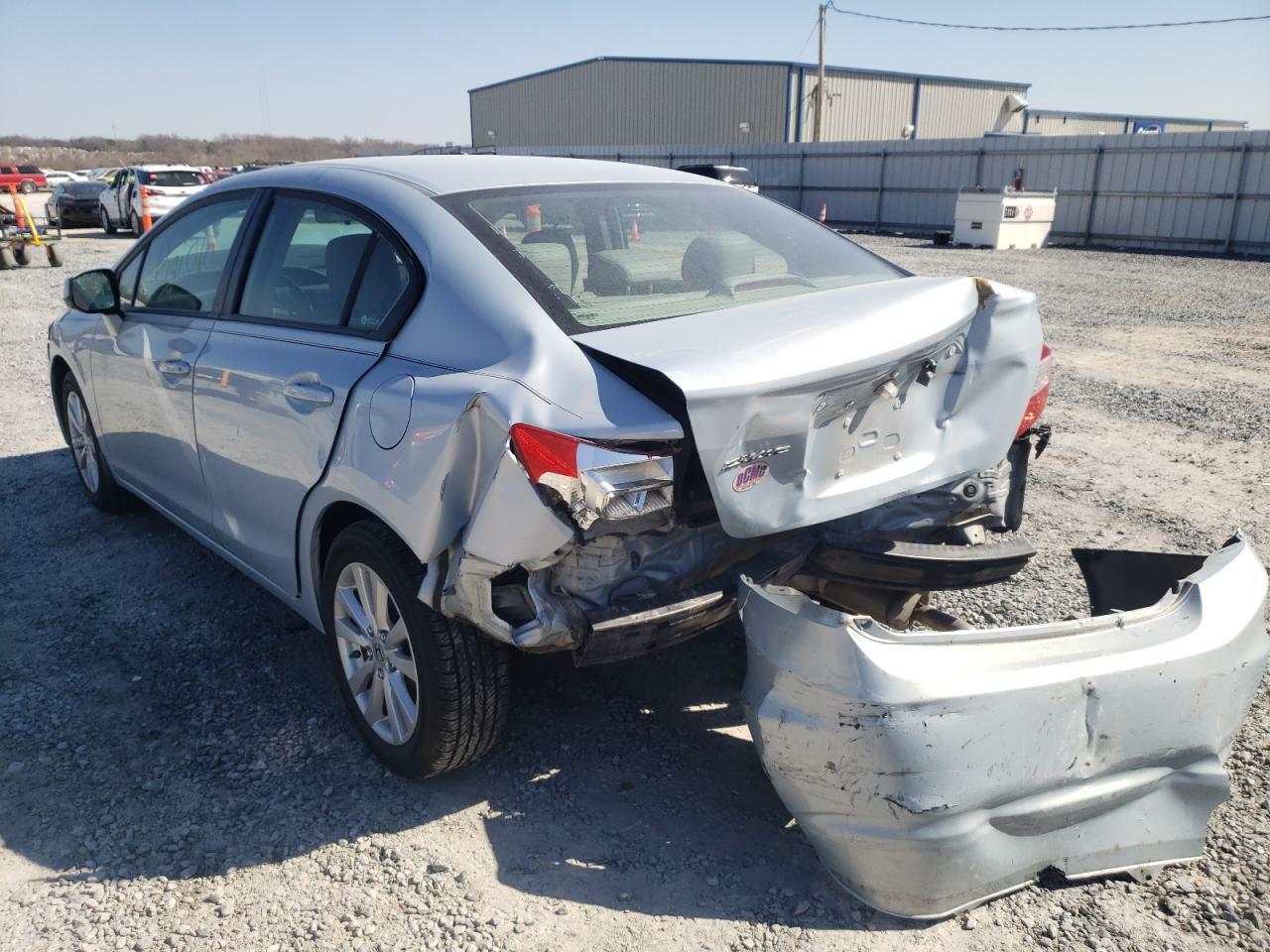Photo 3 from auction – 2012 HONDA CIVIC EXL with VIN 2HGFB2F96CH503507