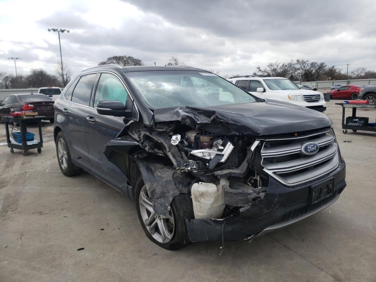 FORD EDGE TITAN 2015 with VIN 2FMTK3K82FBC26068 - Photo from auction