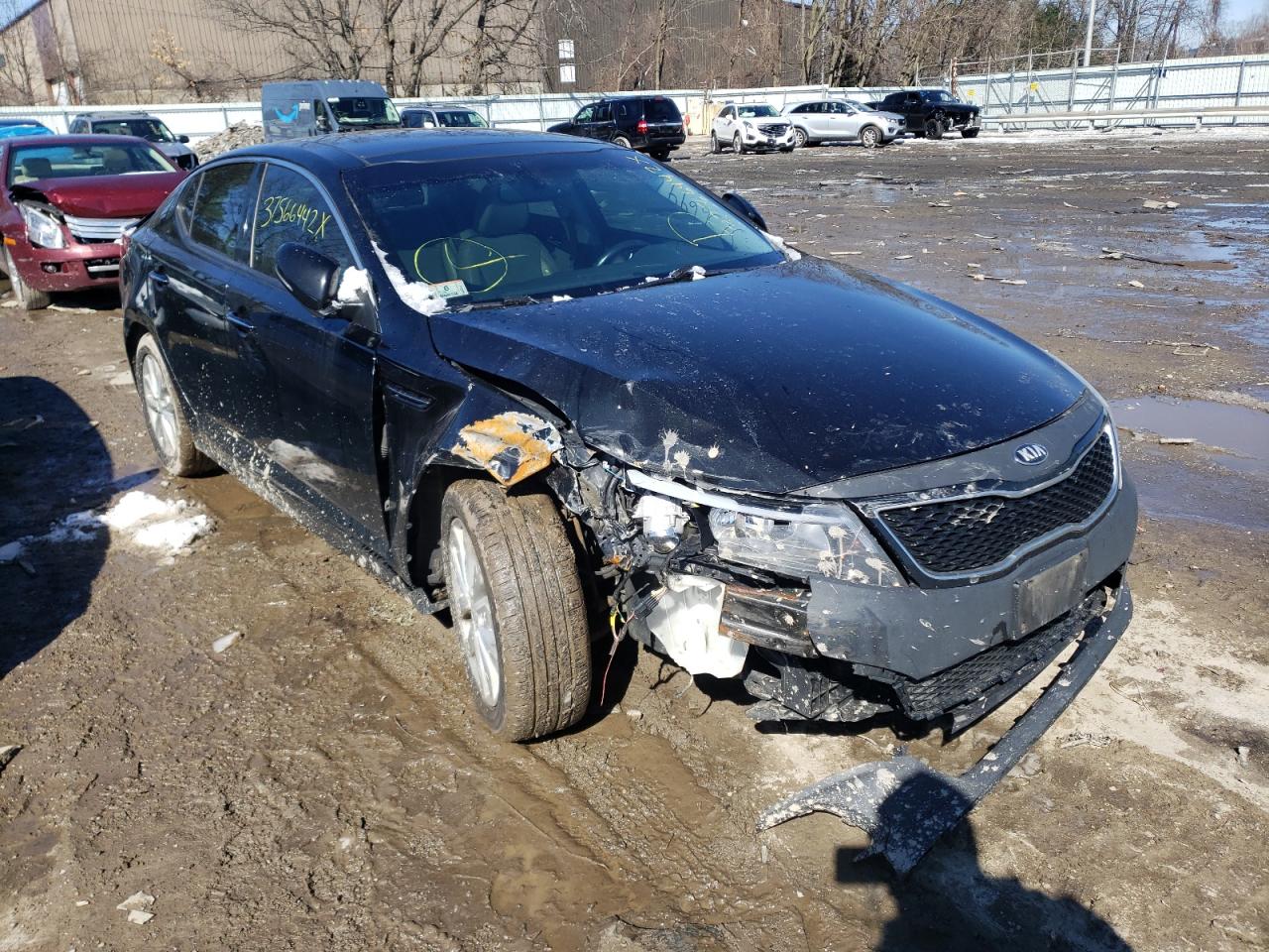 KIA OPTIMA EX 2014 with VIN 5XXGN4A74EG296343 - Photo from auction
