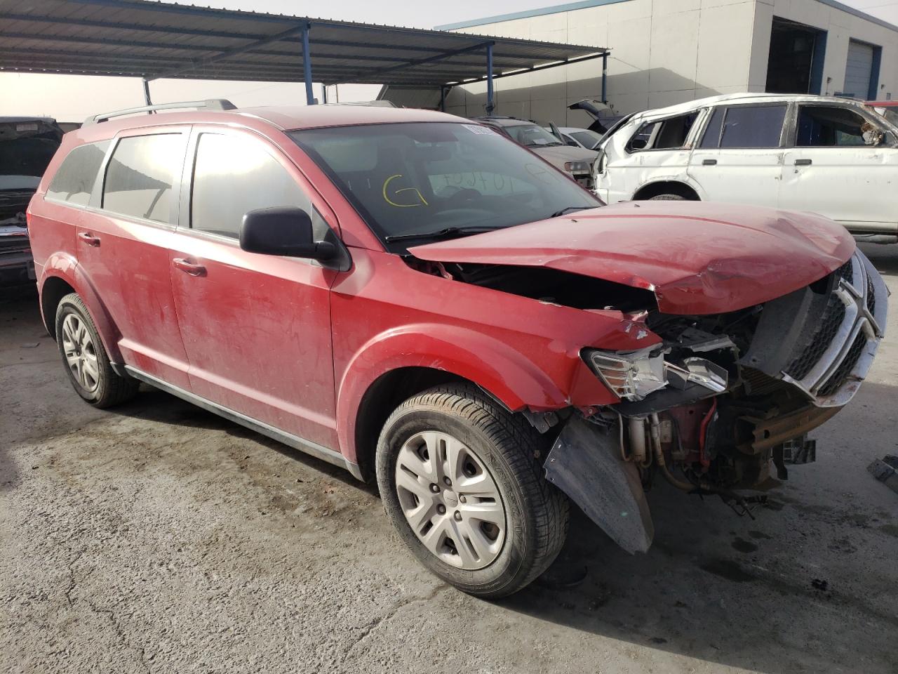 DODGE JOURNEY SE 2016 with VIN 3C4PDCAB4GT124032 - Photo from auction