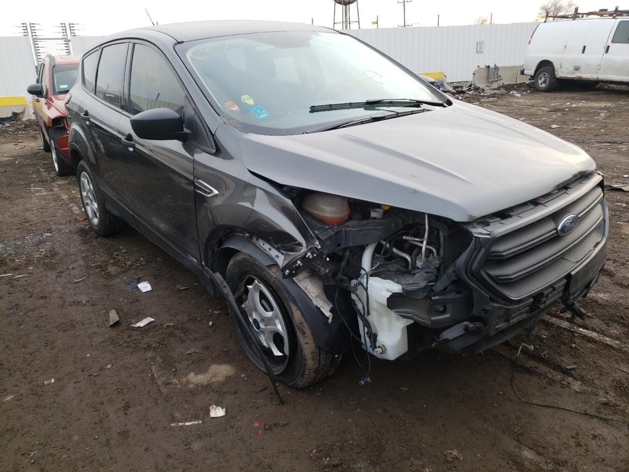 FORD ESCAPE S 2017 with VIN 1FMCU0F78HUB97134 - Photo from auction