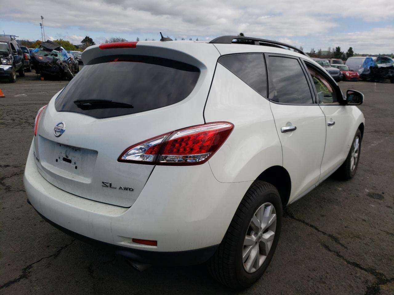 Photo 4 from auction – 2011 NISSAN MURANO S with VIN JN8AZ1MW1BW155370
