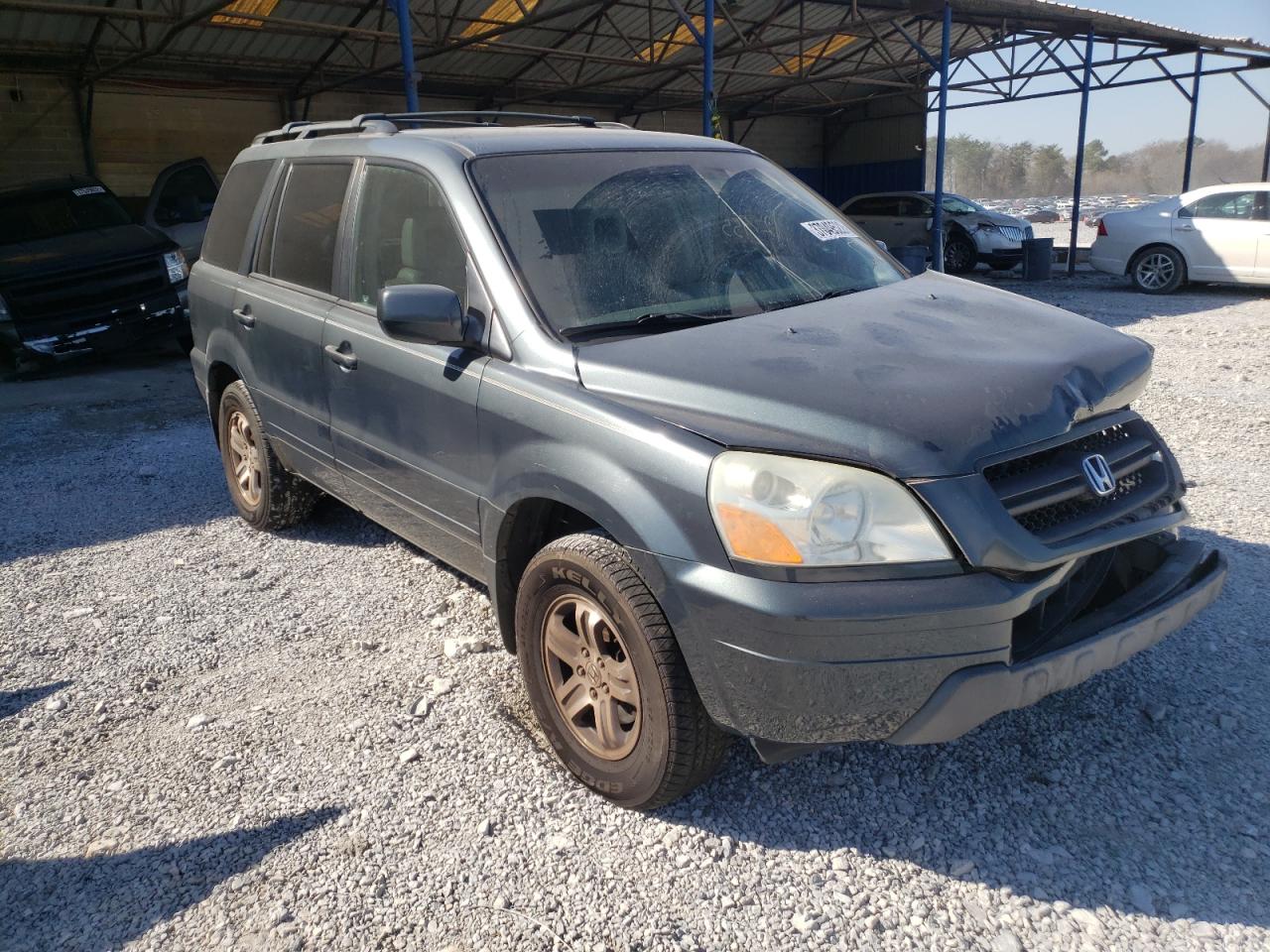 HONDA PILOT EXL 2004 with VIN 2HKYF18624H503263 - Photo from auction