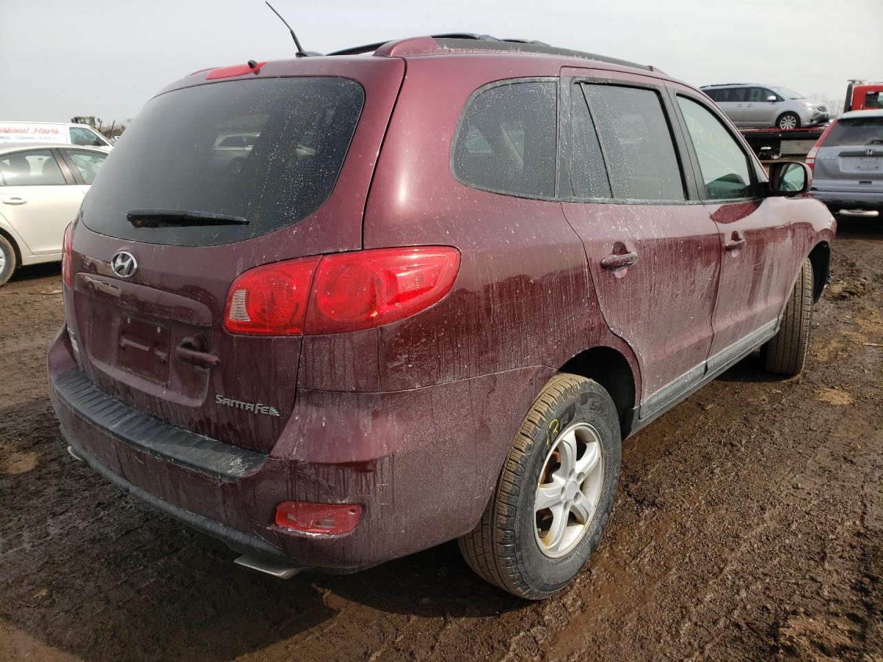 Photo 4 from auction – 2007 HYUNDAI SANTA FE G with VIN 5NMSG13D77H112118