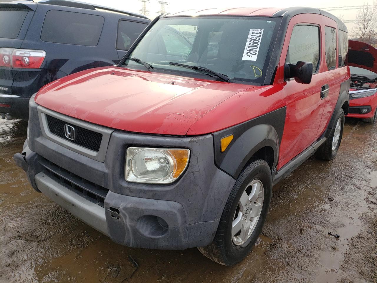Photo 2 from auction – 2005 HONDA ELEMENT EX with VIN 5J6YH28655L006649