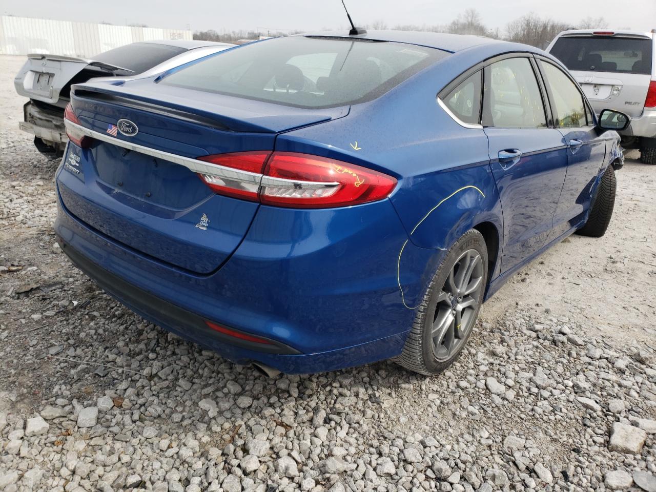 Photo 4 from auction – 2017 FORD FUSION S with VIN 3FA6P0G73HR310234