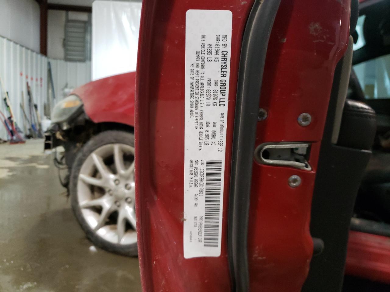 Photo 10 from auction – 2013 DODGE DART SXT with VIN 1C3CDFBH4DD176611
