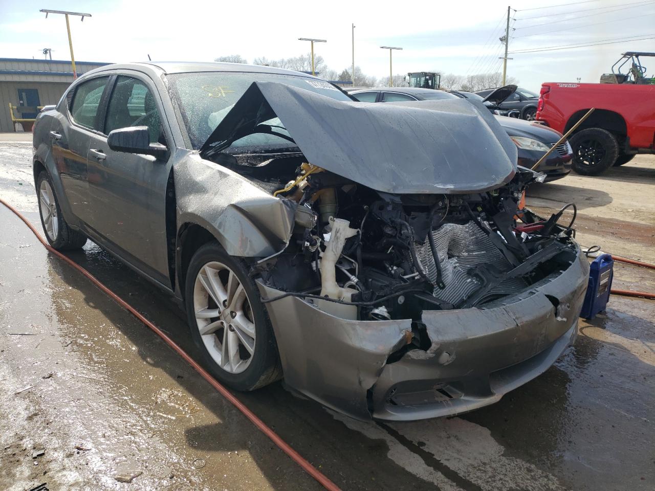 DODGE AVENGER SE 2013 with VIN 1C3CDZAGXDN619560 - Photo from auction