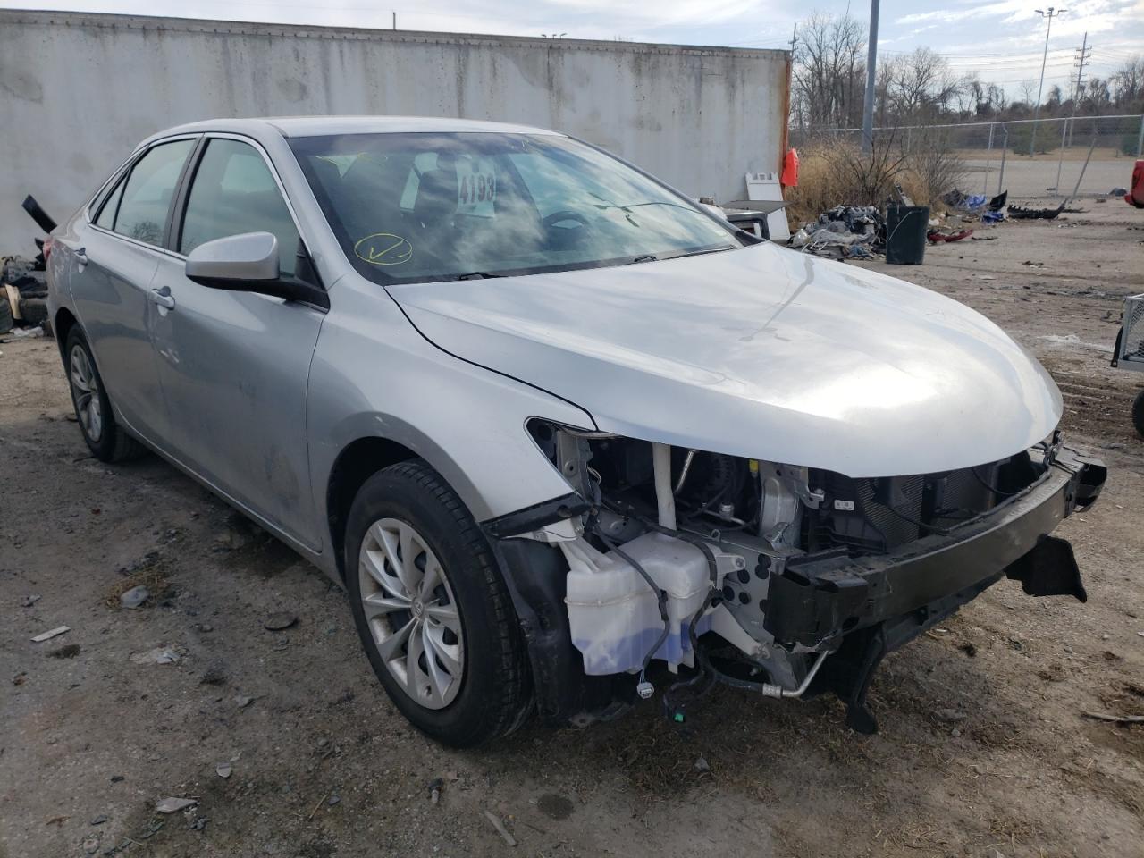 TOYOTA CAMRY LE 2016 with VIN 4T4BF1FK7GR556784 - Photo from auction