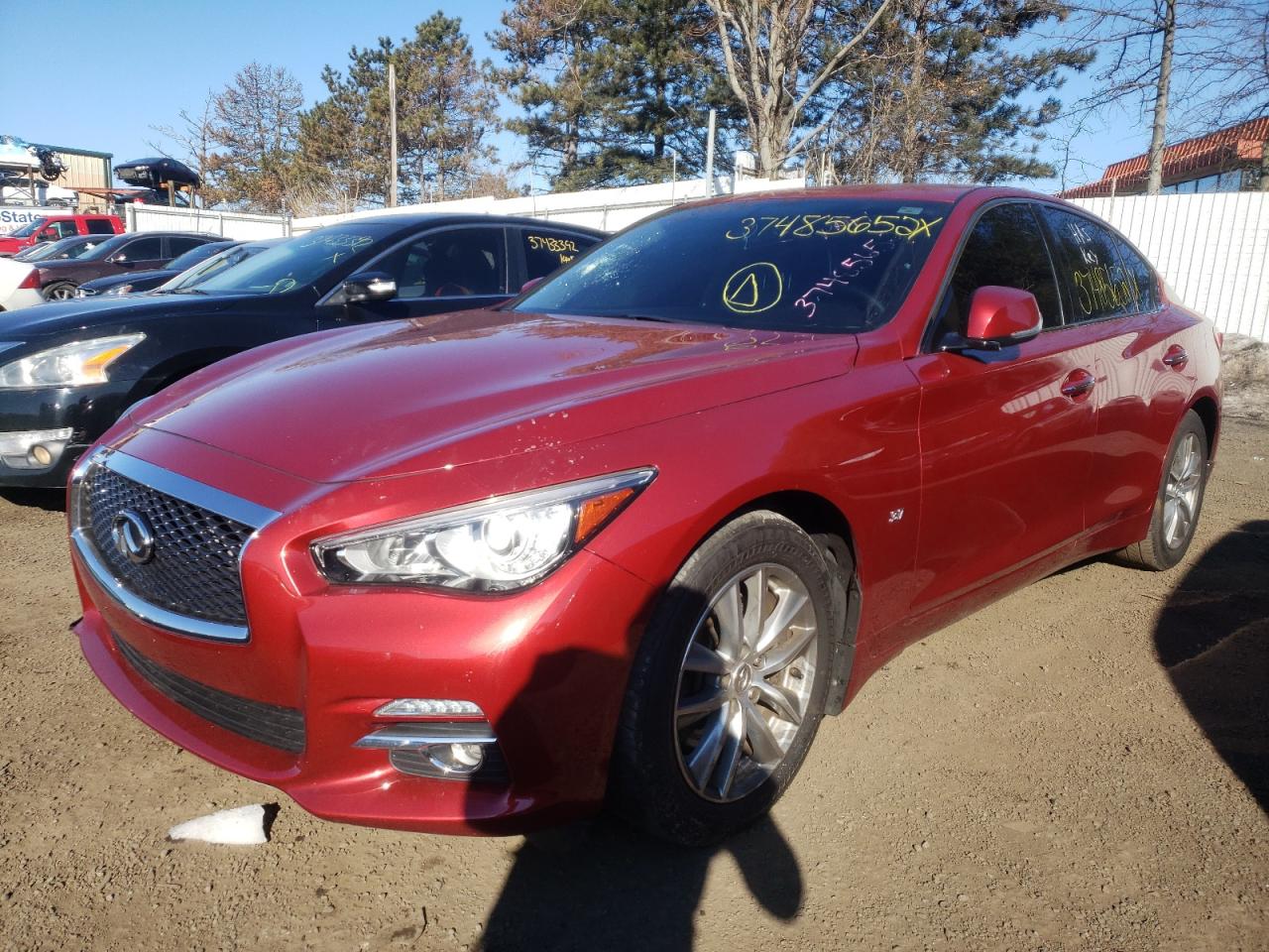 Photo 2 from auction – 2015 INFINITI Q50 BASE with VIN JN1BV7AR6FM416218