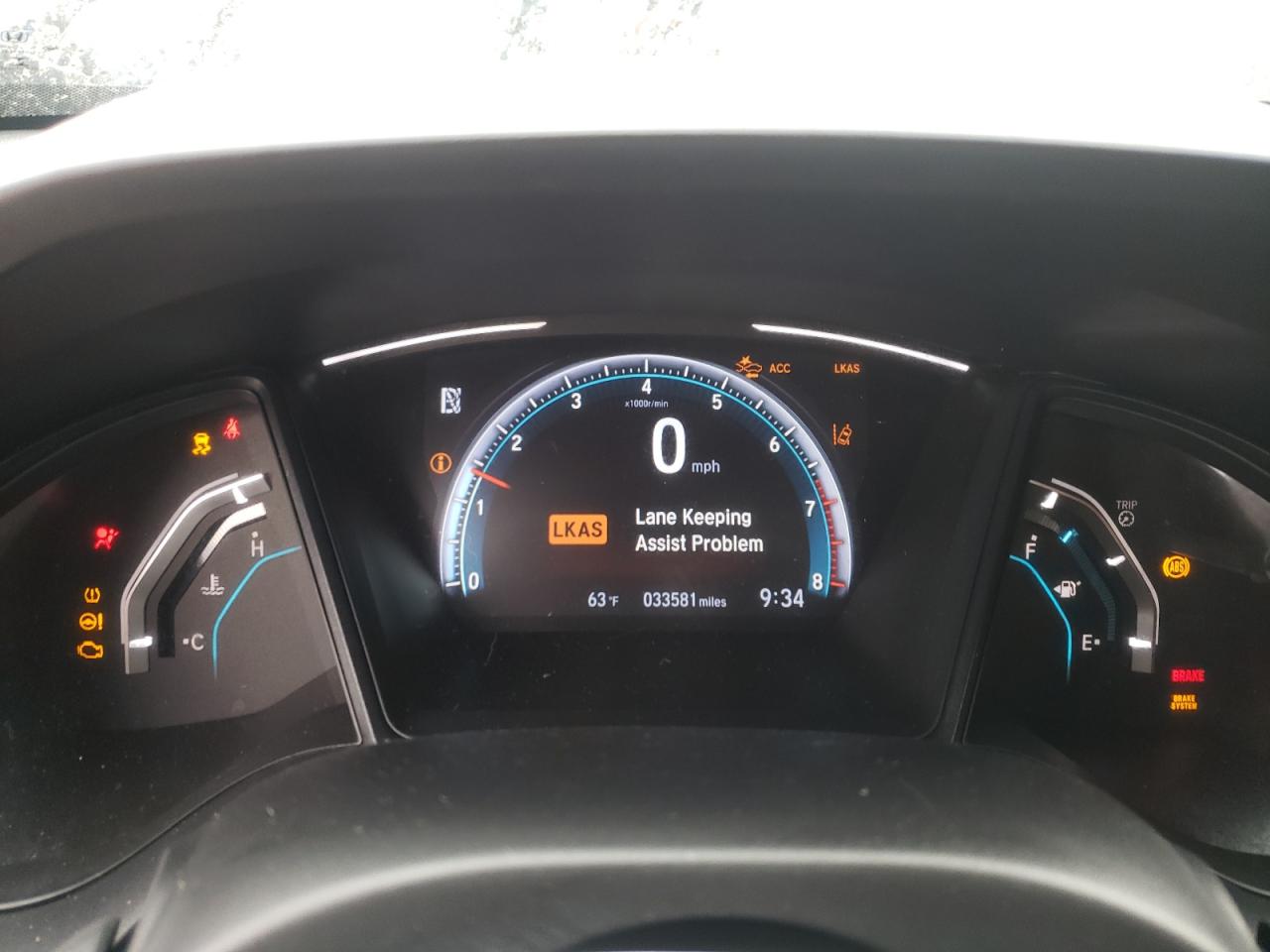 Photo 8 from auction – 2019 HONDA CIVIC LX with VIN 19XFC2F62KE019216