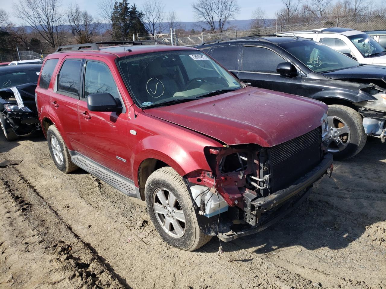 MERCURY MARINER 2008 with VIN 4M2CU91158KJ29200 - Photo from auction