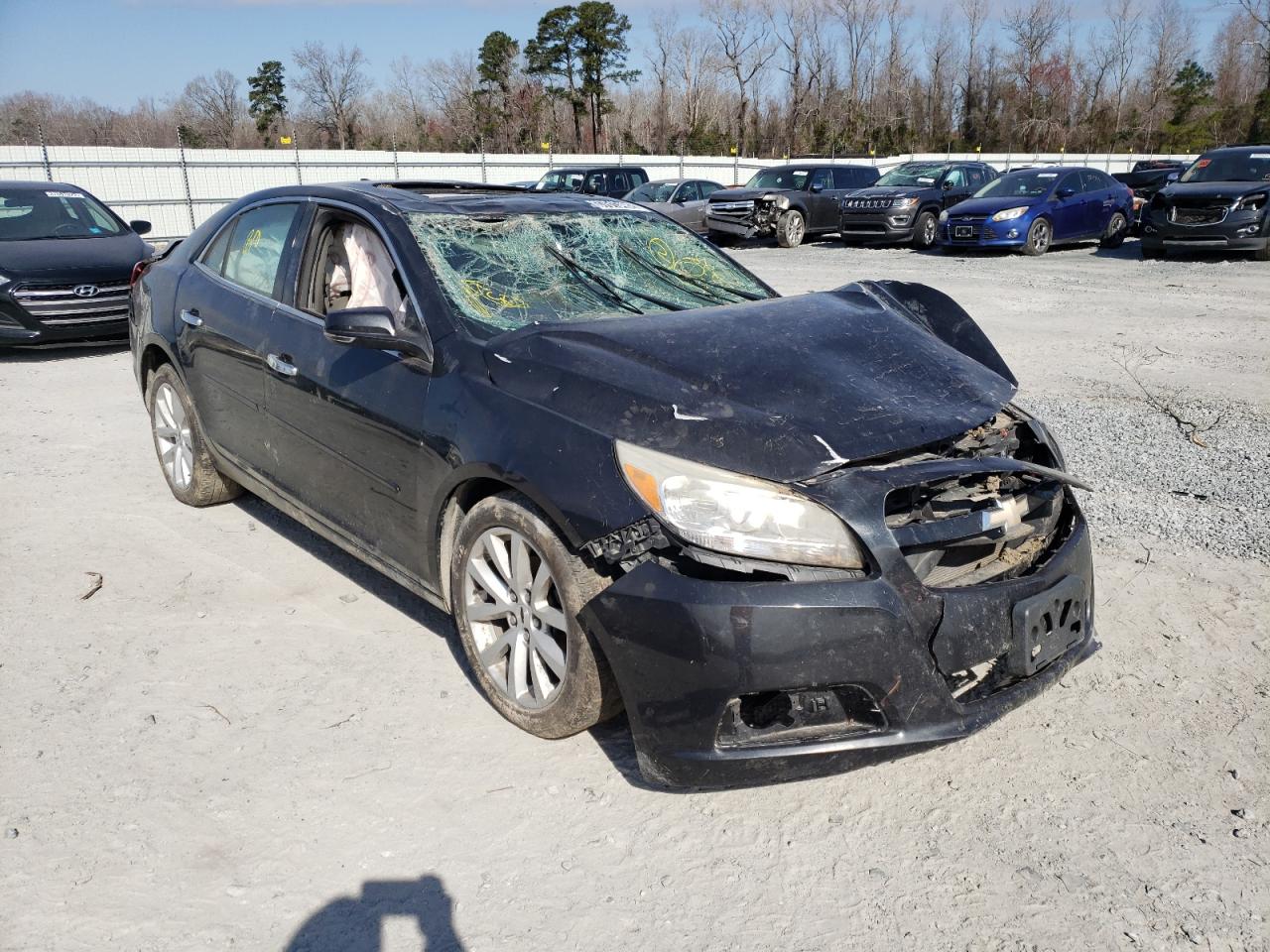 CHEVROLET MALIBU 1LT 2013 with VIN 1G11C5SA8DF343228 - Photo from auction
