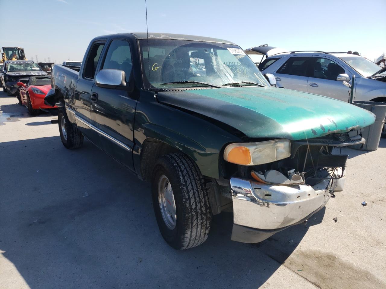 GMC NEW SIERRA 2001 with VIN 2GTEC19T111155954 - Photo from auction