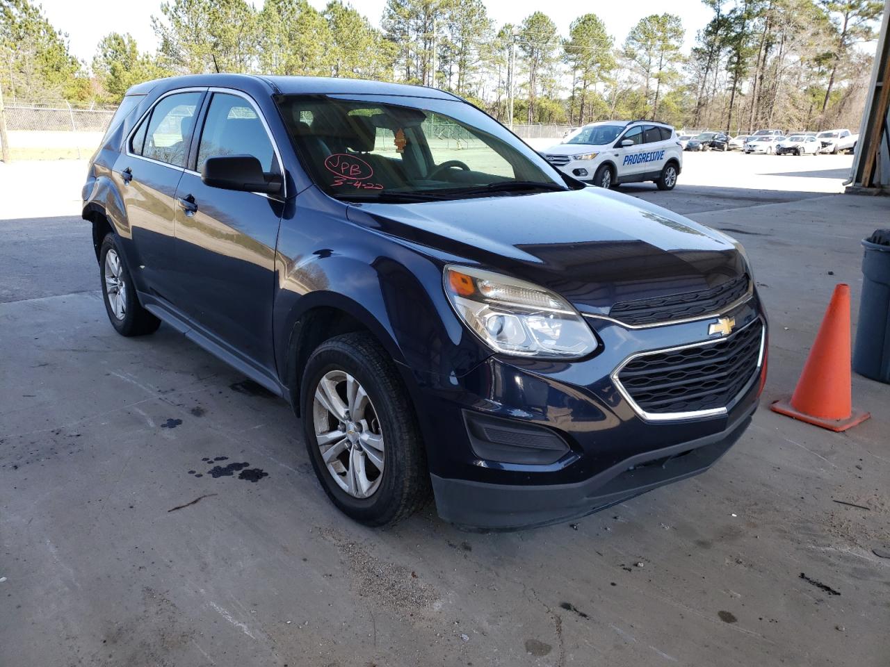 CHEVROLET EQUINOX LS 2016 with VIN 2GNALBEK3G1125243 - Photo from auction