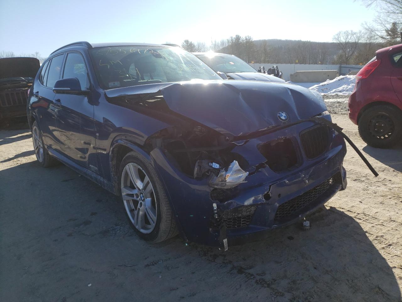BMW X1 XDRIVE2 2014 with VIN WBAVL1C53EVY17559 - Photo from auction
