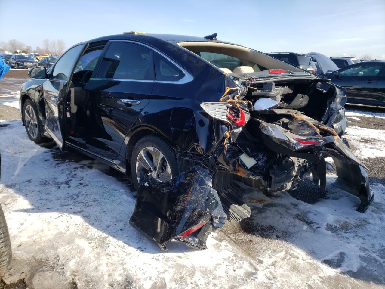 Photo 3 from auction – 2019 HYUNDAI SONATA PLU with VIN KMHE54L25KA091237
