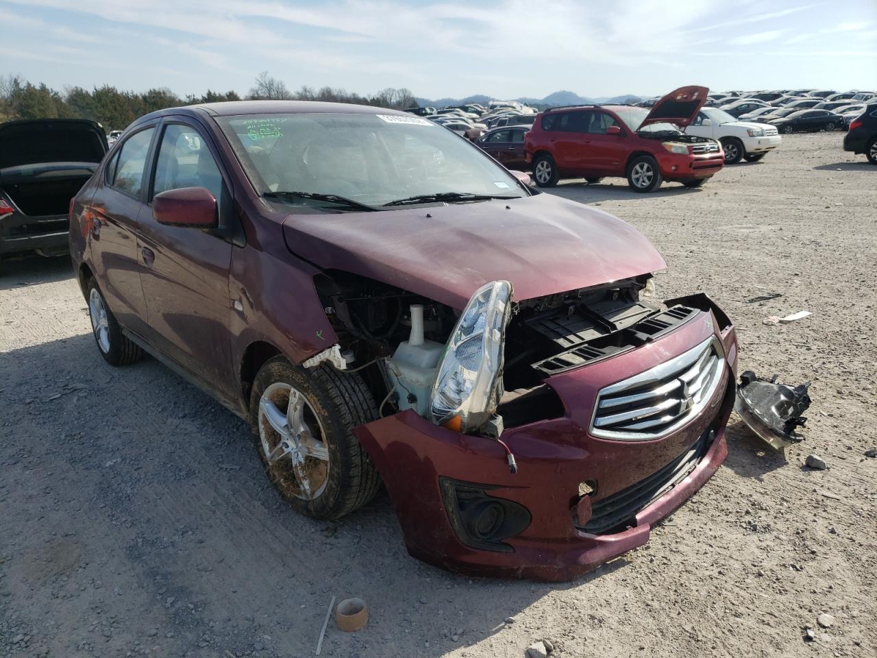 MITSUBISHI MIRAGE G4 2019 with VIN ML32F3FJ4KHF01590 - Photo from auction
