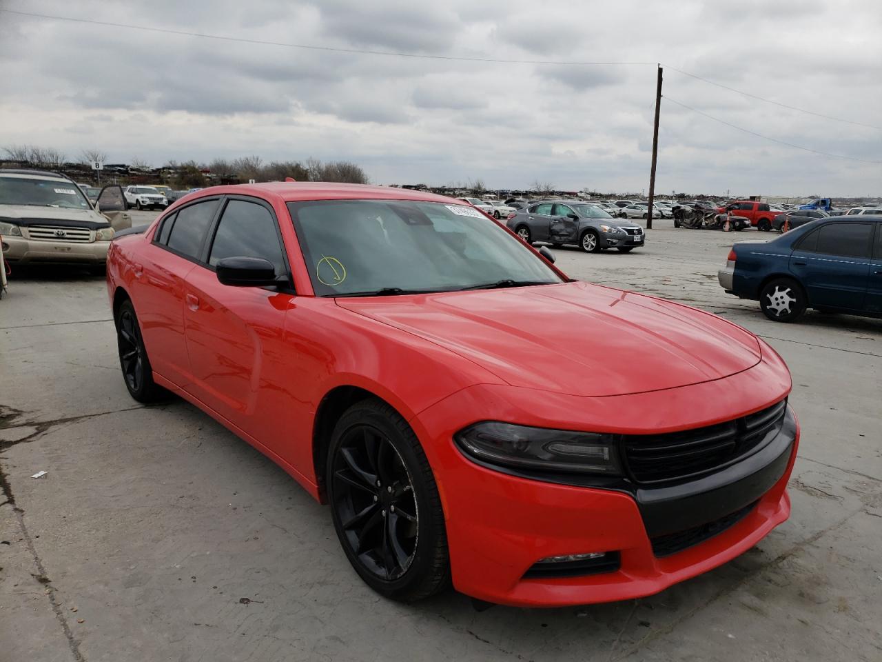 DODGE CHARGER SX 2016 with VIN 2C3CDXHG7GH163749 - Photo from auction