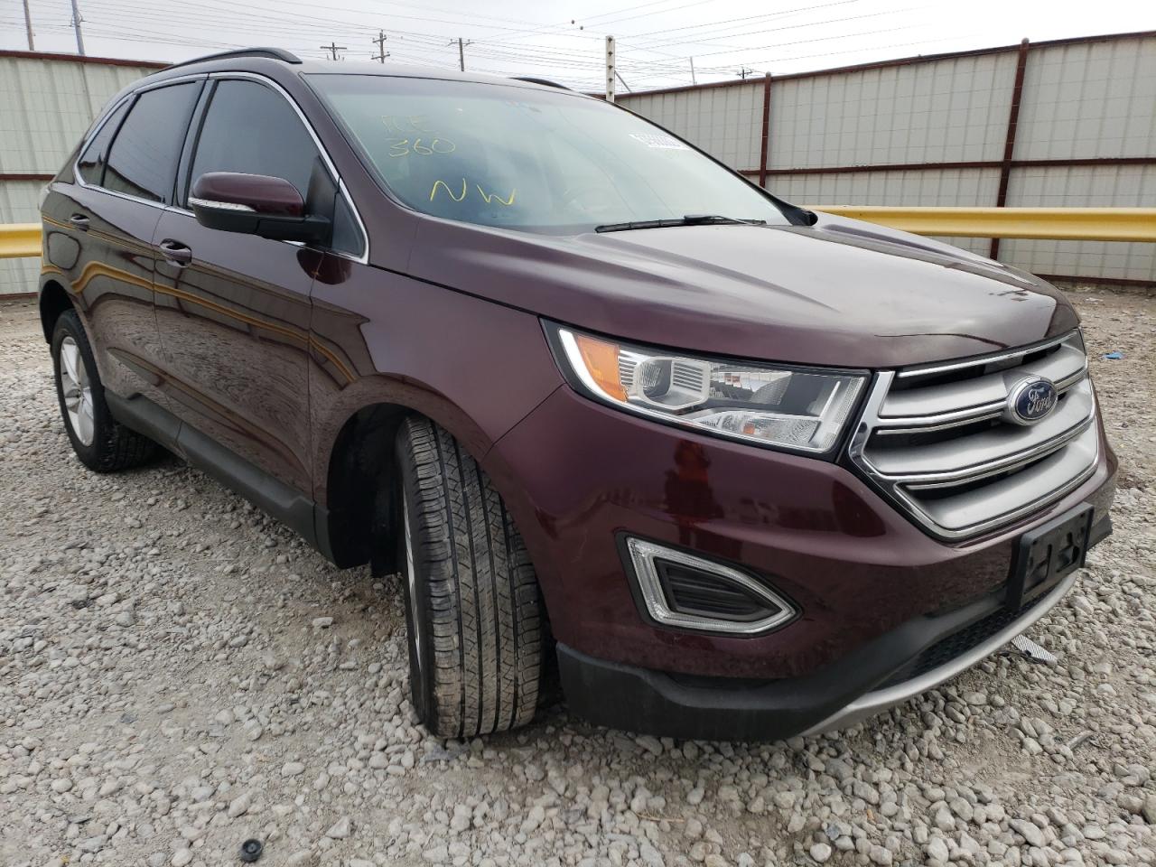 FORD EDGE SEL 2018 with VIN 2FMPK3J88JBB85926 - Photo from auction