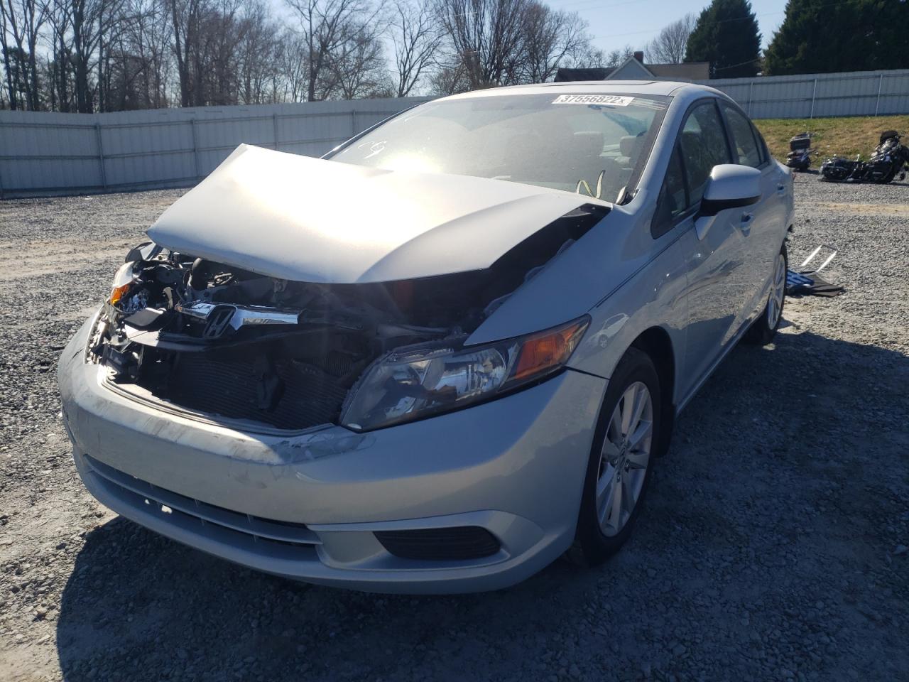 Photo 2 from auction – 2012 HONDA CIVIC EXL with VIN 2HGFB2F96CH503507