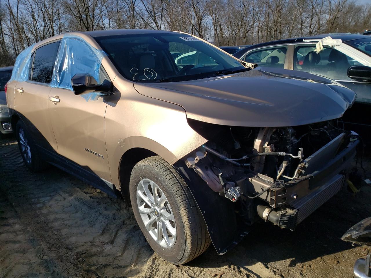 CHEVROLET EQUINOX LT 2019 with VIN 2GNAXKEV7K6304847 - Photo from auction