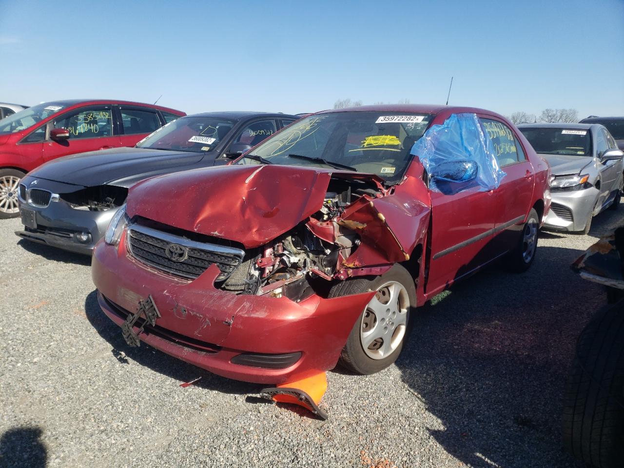 Photo 2 from auction – 2005 TOYOTA COROLLA CE with VIN 2T1BR32E75C450069