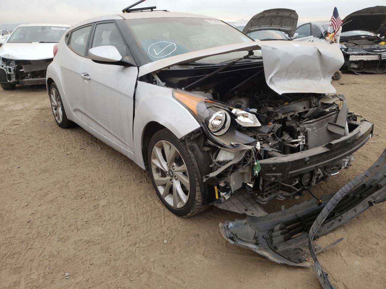 HYUNDAI VELOSTER 2016 with VIN KMHTC6AD8GU269936 - Photo from auction