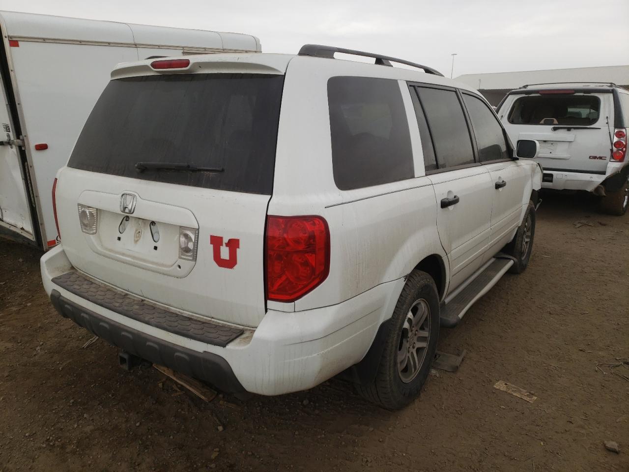 Photo 4 from auction – 2004 HONDA PILOT EXL with VIN 2HKYF18514H618007