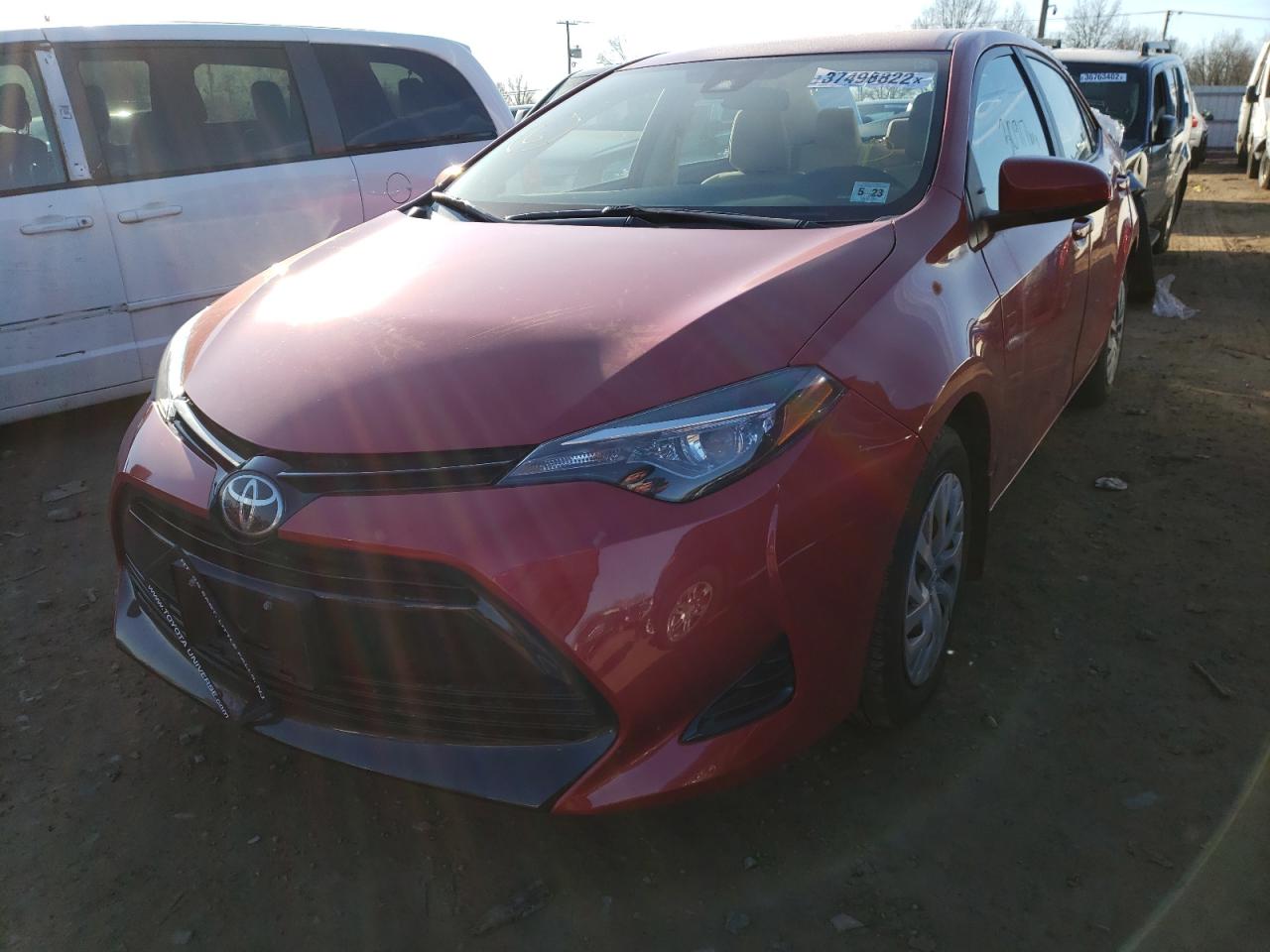 Photo 2 from auction – 2018 TOYOTA COROLLA L with VIN 2T1BURHE0JC041642