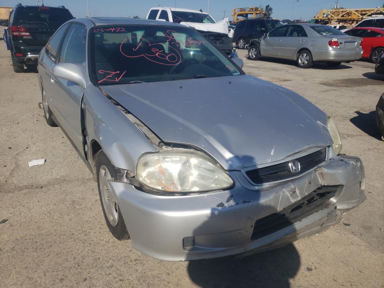 Photo 1 from auction – 2000 HONDA CIVIC EX with VIN 1HGEJ8147YL037562