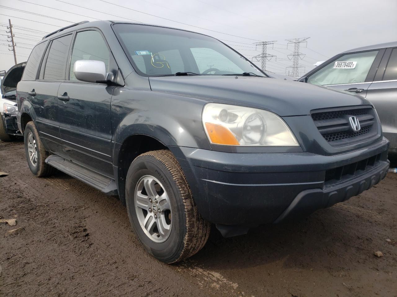HONDA PILOT EXL 2003 with VIN 2HKYF18613H529626 - Photo from auction