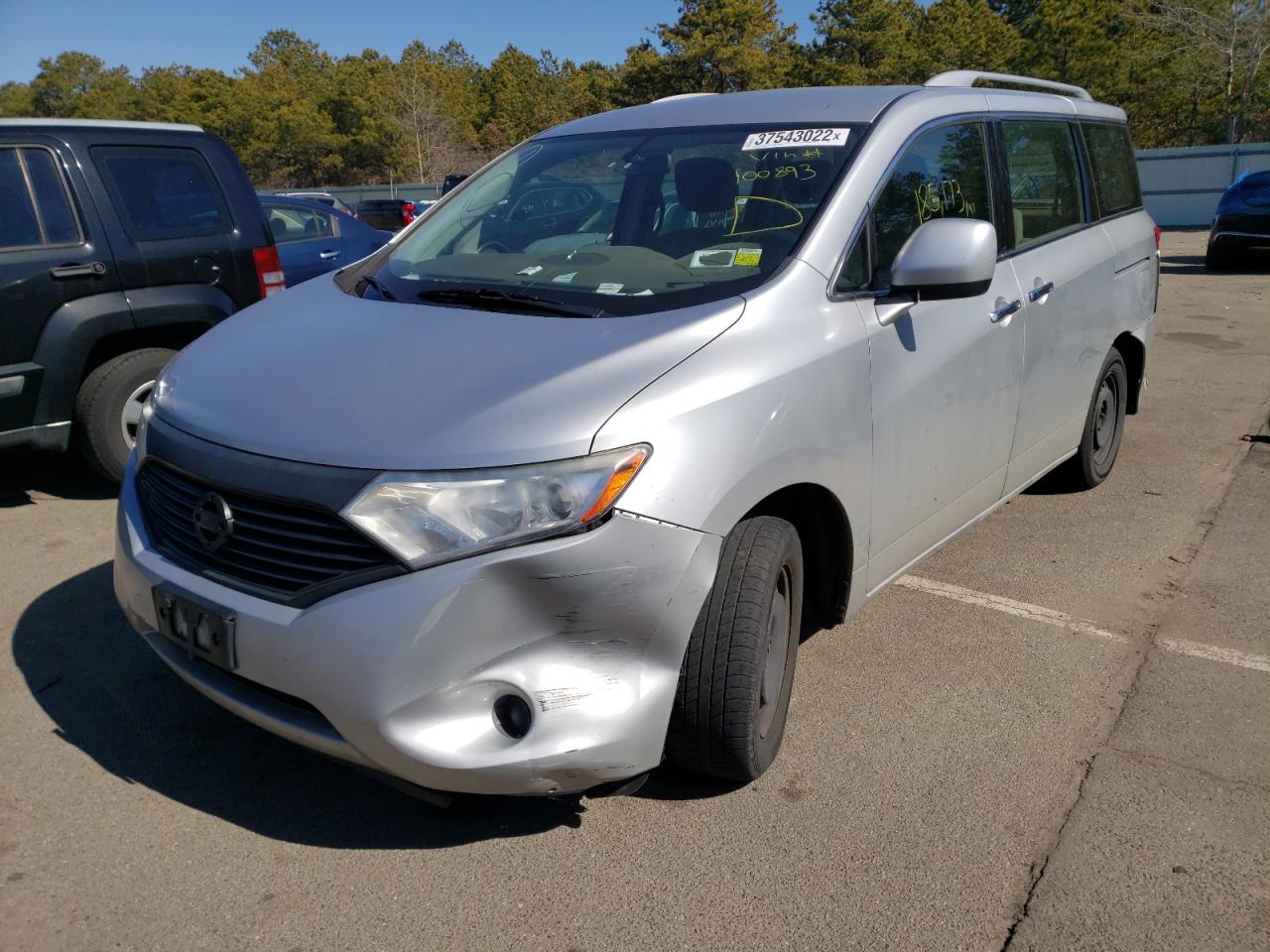 Photo 2 from auction – 2014 NISSAN QUEST with VIN JN8AE2KP0E9100893