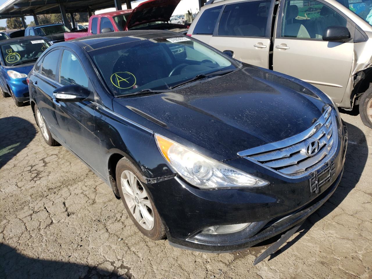 HYUNDAI SONATA SE 2013 with VIN 5NPEC4AC0DH689463 - Photo from auction